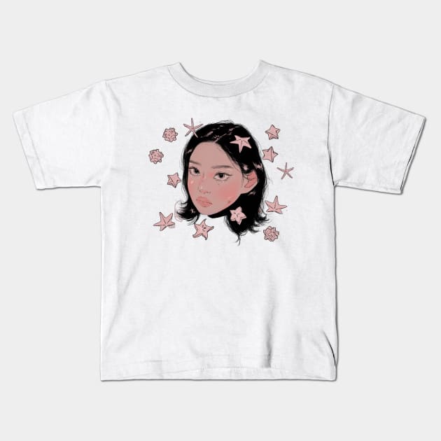all the stars in the sky Kids T-Shirt by egg.tarty